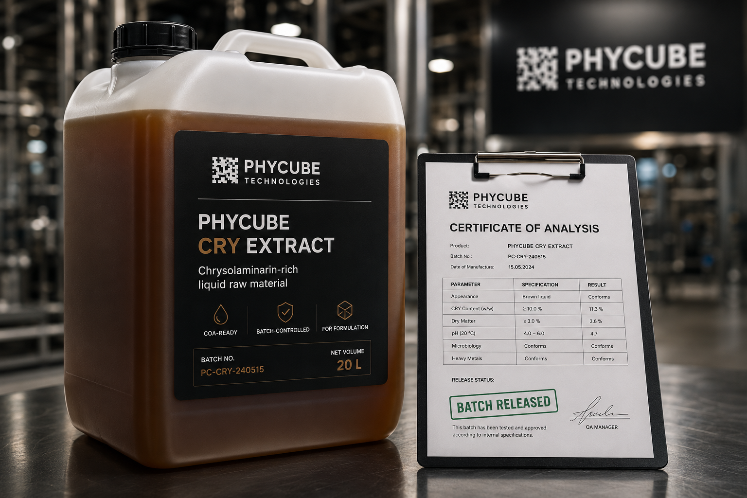Phycube Produkt